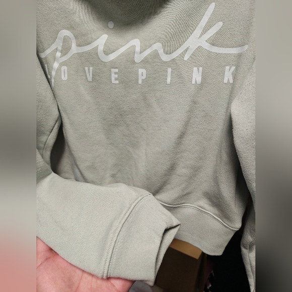 PINK Green Sweater M - Picture 6 of 7